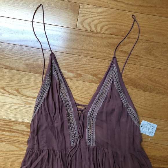 NWT Intimately Free People Mauve Slip Women’s size M - Picture 3 of 9